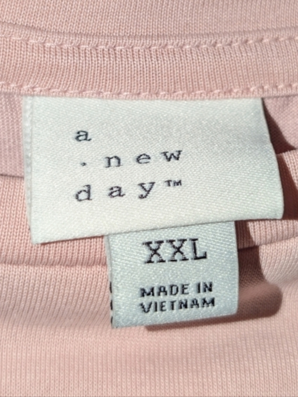Luxurious Light Pink Modal Polyester Short Sleeve Top - Picture 4 of 6
